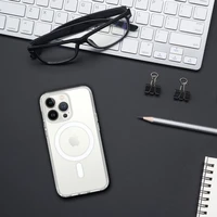 Akrila Magsafe viedtālruņa apvalks iPhone 13 caurspīdīgs