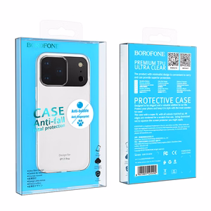 Borofone maciņš BI4 Ice Series Iphone 17 Pro Max caurspīdīgs