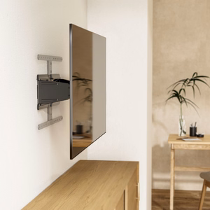 Kruger&Matz Ultra Slim universāls 43–90 collu sienas stiprinājums ar vertikālu un horizontālu regulēšanu