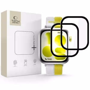 Tech-Protect Glass Flex+ hibridais stikls Huawei Watch Fit 5, 2 gab., melns