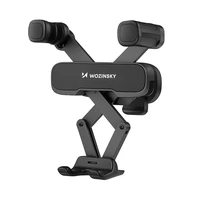 Wozinsky gravitācijas automašīnas tālruņa turētājs melns (WCHBK7)