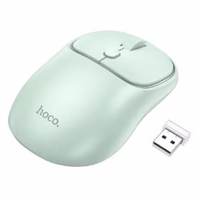 Mouse Hoco GM25 bezvadu, zaļš