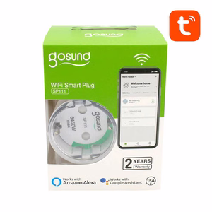 Viedā kontaktligzda WiFi Gosund SP111 3680W 16A, Tuya 2 gab. komplekts
