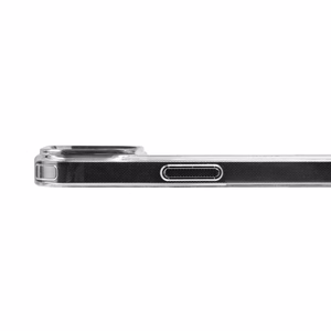 Puro Lite Mag magnētiskais silikona viedtālruņa apvalks iPhone 15 Pro - caurspīdīgs