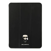 Karl Lagerfeld Saffiano Ikonic Karl apvalks iPad 11" Pro 2021 - Melns
