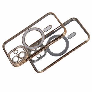 Bling Magsafe zeltains viedtālruņa apvalks iPhone 17