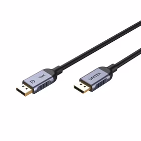 Unitek C1626GY01-1M DisplayPort 2.1 kabelis melns