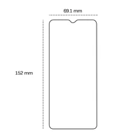 Rūdīts stikls 2,5D Xiaomi Redmi Note 8T