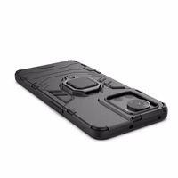 Ring Armor bruņots hibrīda apvalks ar magnētisko turētāju OnePlus Ace Melns