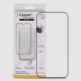 Ekrāna aizsardzība "Casper Pro" Apple iPhone 15 Pro Max (Nelūstošas malas) (Blister)