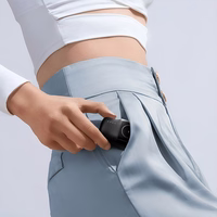 Wozinsky WF16-YCS 5000mAh 15W USB-C mini portatīvais lādētājs ar iebūvētu USB-C kabeli un Apple Watch lādētāju - melna