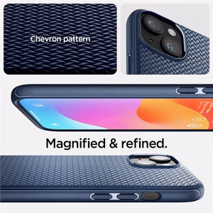 Spigen Mag Armor viedtālruņa apvalks ar MagSafe iPhone 15 Plus - zils