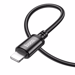 Кабель USB A to Lightning Hoco 2,4A 1 м X89 чёрный