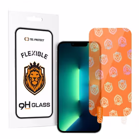 Tel Protect labākais elastīgais hibrīda rūdītais stikls IPHONE 13/13 PRO/14/16E