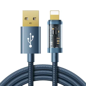 Kabeļa savienojums ar USB-A / Lightning / 2,4A / 1,2 m Joyroom S-UL012A12 (zils)