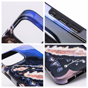 Case for iPhone 15 PRO MAX Forcell F-Protect Mirage compatible with Magsafe Military Drop-Test gold island