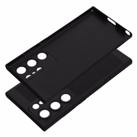 BREEZY viedtālruņa apvalks SAMSUNG S23 Ultra melns