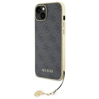 Guess 4G Charms Collection viedtālruņa apvalks iPhone 15 Plus - pelēks