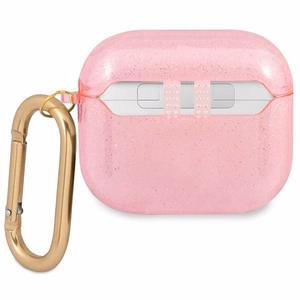 Guess GUA3UCG4GP чехол AirPods 3 розовый/розовый Glitter Collection