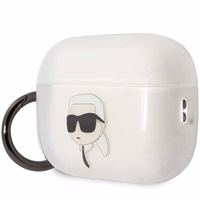 Karl Lagerfeld KLAP2HNIKTCT AirPods Pro 2 apvalks caurspīdīgs Ikonik Karl Lagerfeld