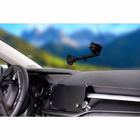 FORCELL F-GRIP PrecisionX magnētiskais automašīnas turētājs vējstiklam / panelim / gaisa ventilācijai, saderīgs ar MagSafe, melns