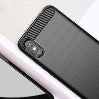 CARBON viedtālruņa apvalks XIAOMI Redmi 9A / 9AT melns
