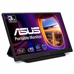 ASUS ZenScreen MB166C datora monitors 39,6 cm (15,6") 1920 x 1080 pikseļi Full HD LED melns