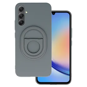 Tel Protect Magnētiskais Elipse viedtālruņa apvalks Samsung Galaxy A34 5G pelēks