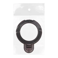 Viedtālruņa statīvs Circle - uzlīmējams - melns