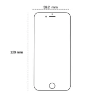 Aizsargstikls 2,5D iPhone 7 / 8 / SE 2020 / SE 2022