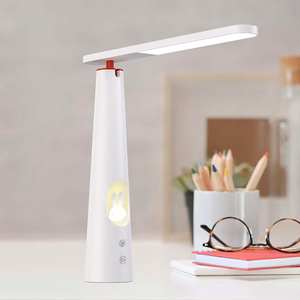Desk LED Lampa 7.5W with bunny light PURE FLB-150 ELENA balts Forever Light