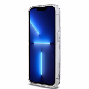 DKNY IML rūtainais mono raksts viedtālruņa apvalks iPhone 15 Pro - melns