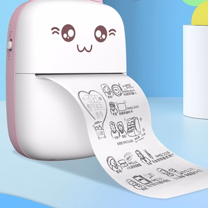 HURC9 Bluetooth Mini Kitty termoprinteris ar lietotni - rozā