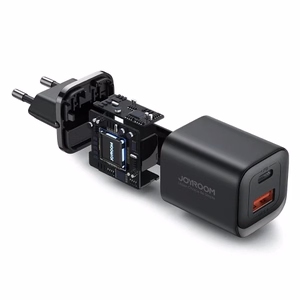 Lādētājs Joyroom JR-TCF08EU melns 30W (1xPD / 1xQC3.0)