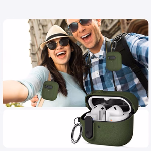 Tech-Protect plāns vāciņš ar āķi Samsung Galaxy Buds 3 / 3 FE / 3 Pro - zaļš