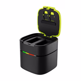 TELESIN Box divkanālu lādētājs GoPro Hero 12 / 11 / 10 / 9 kamerām (ātra uzlāde)