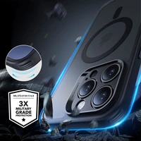 ESR Classic Pro Komplekts Halolock Magnētiskais viedtālruņa apvalks iPhone 16 Pro - Melns