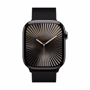 Crong Milano Steel nerūsējošā tērauda siksniņa Apple Watch 44 / 45 / 46 / 49 mm, melna