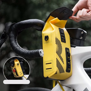 Rockbros AS-160 ūdensizturīga velosipēda stūres soma 1.3L - dzeltena
