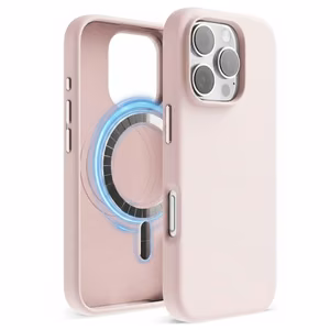 Maciņš "TM MagSafe Silicone" iPhone 13 / Rozā smiltis /