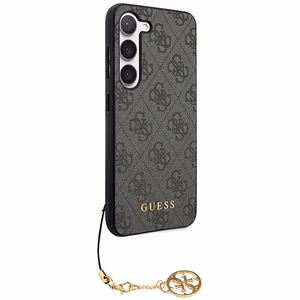 Guess 4G Charms Collection viedtālruņa apvalks Samsung Galaxy A35 - melns