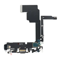 Uzlādes fleksis USB IPHONE 15 Pro melns OEM