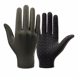 Rockbros Breathable Full Finger Cycling Gloves, Size: M - Green