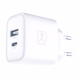 Piederumi – 3mk DualCharge 20W PD3.0 QC 3.0 PPS USB 1A1C, baltā krāsā