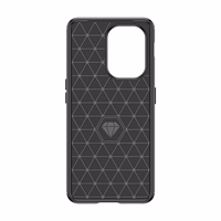 Carbon Case silikona viedtālruņa apvalks OnePlus Ace 2V/OnePlus Nord 3 - melns