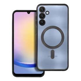 ELECTRO MAG COVER magnētiskais viedtālruņa apvalks, savietojams ar MagSafe, paredzēts SAMSUNG A25, melns