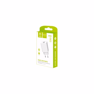 Lādētājs Denmen (DC02W) (2xUSB 2.1A) balts