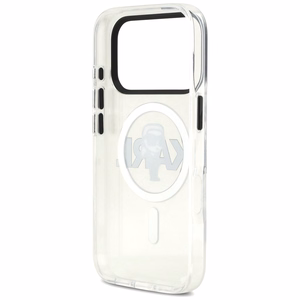 Karl Lagerfeld IML Karl Skice Logotips Magnētiskais viedtālruņa apvalks iPhone 17 Pro - caurspīdīgs