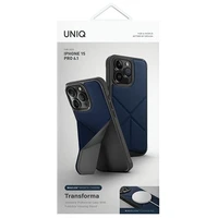 Uniq Transforma Magnētiskais uzlādes viedtālruņa apvalks iPhone 15 Pro - zila