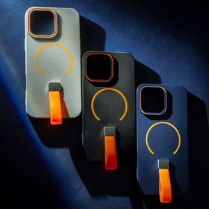 Viedtālruņa apvalks Loop Thin Mag iPhone 14 Pro 6,1 melns